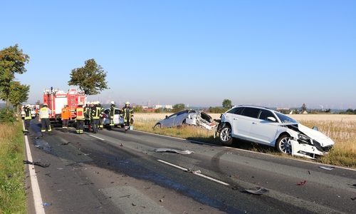 Archivbild von einem Unfall auf der L495.