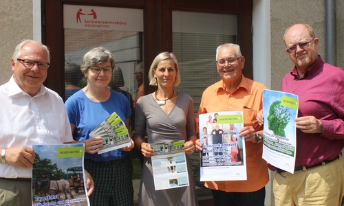 Werner Schmitzer, Sigrid Schaper, Anette Müller-Damrath, Horst Luthien und Hans-Andreas Meyer stellten das Programm für das zweite Halbjahr vor: Foto: Anke Donner 
