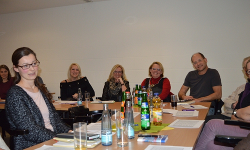 Von links: Uta Drews, Petra Eickmann-Riedel, Dr. Heike Rupp-Brunswig, Fachbereichsleiter Michael Wassmann. Foto: Margit Richert
