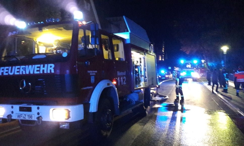 Die Feuerwehr war am Samstag im Einsatz in der Lessingstraße. Foto: Feuerwehr Wolfenbüttel