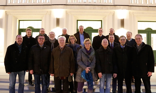 Für die Kämmerer stand im Rahmen ihrer Tagung in Wolfenbüttel auch eine Besichtigung des Lessingtheaters auf dem Programm. Foto: Stadt Wolfenbüttel