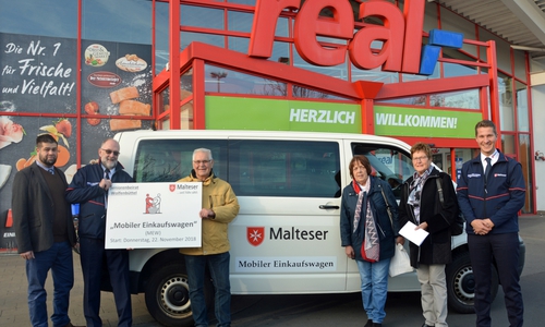 Die Malteser starten in Wolfenbüttel einen "Mobilen Einkaufswagen" für Senioren und Gehbehinderte. Foto: Malteser Braunschweig-Wolfenbüttel