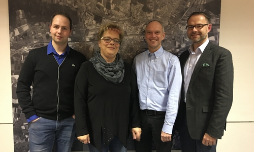 Ortsratsfraktion Stadtmitte: René Neumann, Heike Werner, Jan Sibbersen und Jens Thurow. Foto: CDU-Fraktion im Ortsrat Stadtmitte

