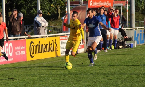 Setzt sich der MTV Gifhorn um Toptorjäger Marvin Luczkiewicz (li.) auch gegen den HSC durch? Foto: Fabian Rampas/Archiv. Text: Fabian Rampas