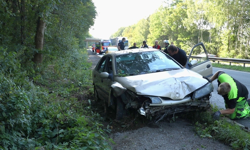 Die genaue Unfallursache ist derzeit noch unklar. Fotos: Rudolf Karliczek
