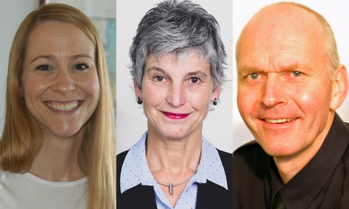 Von links: Imke Krysta, Heike Heil und Thomas Bodendiek. Fotos: Polizei