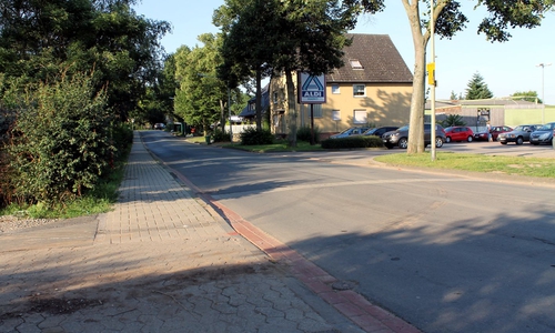 Kanalbauarbeiten finden in diesem Bereich des Bruchweges ab der kommenden Woche statt. Foto: Stadt Helmstedt