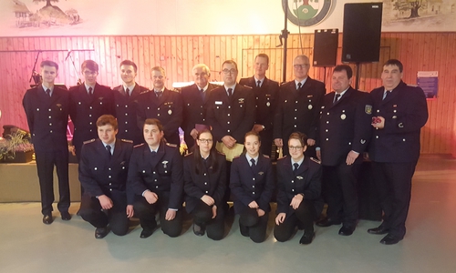 Beim Kameradschaftsabend der Feuerwehr standen Ehrungen und Beförderungen auf dem Programm. Foto: Privat