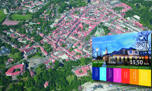 Ab Ostern gibt es die neue „echt lessig-Karte". Foto: Stadt Wolfenbüttel