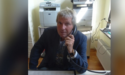 Von zuhause mal bequem mit dem Kanzlerkandidat sprechen... Der Peiner Jörg Zimmermann. Foto: SPD
