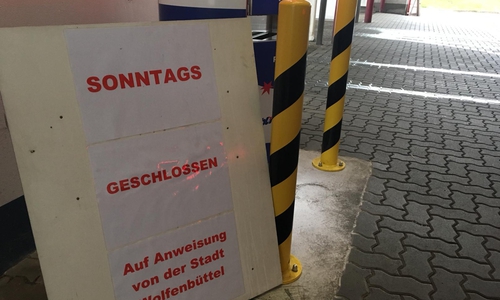 Am Sonntag bleiben die Waschanlagen trocken. Foto: Privat