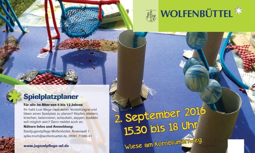 Die Stadtjugendpflege sucht Planer-Kids für den Spielplatz am Kornblumenweg. Foto: Stadt Wolfenbüttel