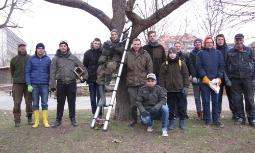 Die Sportfischerjugend war am Sonntagmorgen im Einsatz. Fotos: privat