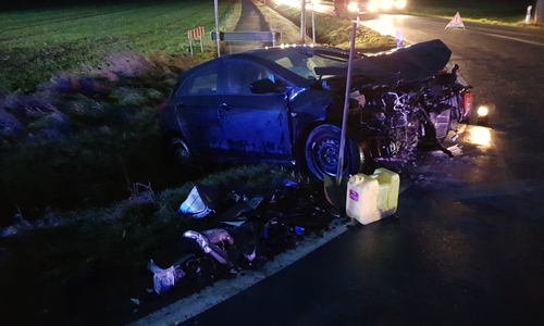 Am Donnerstagmorgen kam es zu einem Unfall auf der L631. Fotos: Feuerwehr Sickte 