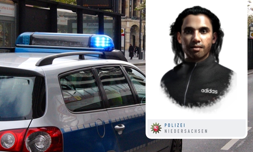 Hinweise zum Täter an 0531-4762516. Foto: Polizei Niedersachsen / Archiv
