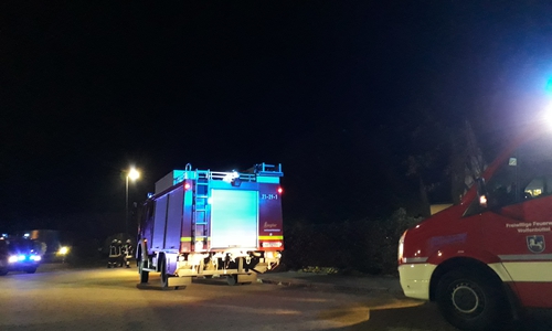 Großer Feuerwehreinsatz - Zum Glück konnte schnell Entwarnung gegeben werden. Fotos: Feuerwehr Wolfenbüttel
