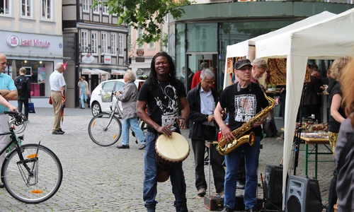 Straßenmusik erfreut sich großer Beliebtheit. Symbolbild Foto: Jan Borner