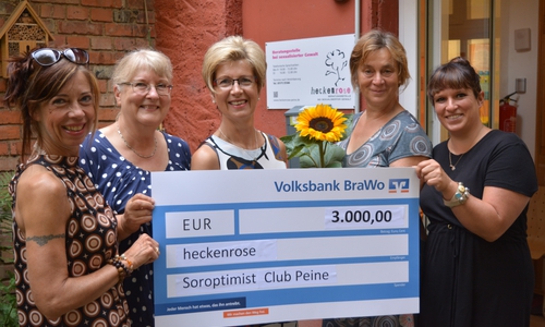 Cordula Heimburg,  Dr. Heinke Muuß,  Dietlind Maaßmann, Petra Karger und Kathrin Sahin. Foto: Club Soroptimist Peine
