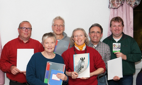 Carsten Marowsky-Bree, Christiane Wagner-Judith, Holger Barkhau, Irmela Wrede, Karlheinz Pfeiff und Andre Hinrichs rufen zu Spenden auf. Foto: Privat
