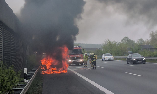 Brandursache war wahrscheinlich ein technischer Defekt. Fotos: Feuerwehr Helmstedt
