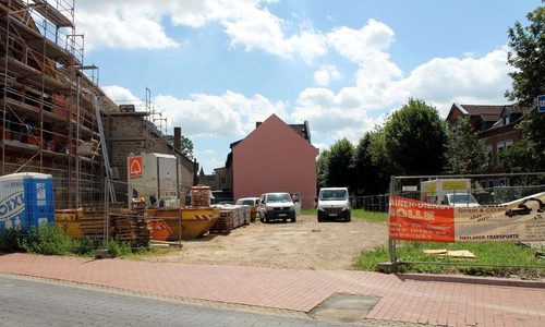 Die Fläche zwischen dem Langen Steinweg und dem Schützenwall soll bebaut werden. Foto: Stadt Helmstedt