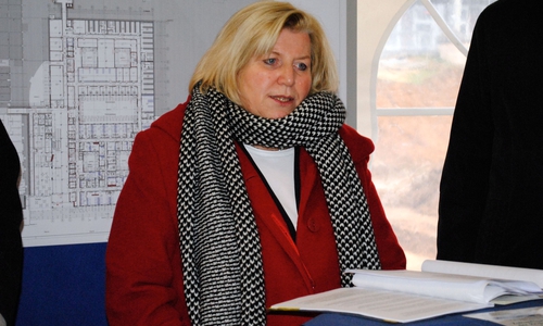 Sozialministerin Cornelia Rundt begab sich ins Gespräch mit der Jürgenohler Bevölkerung. Archivfoto: Sina Rühland