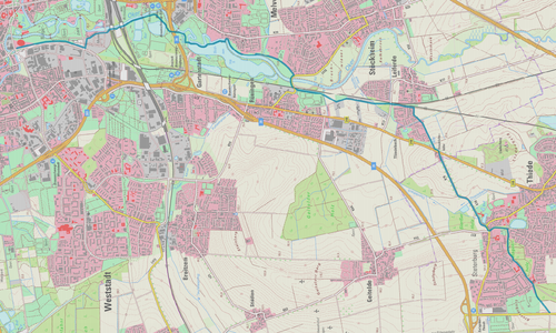 Die angedachte Trasse von Braunschweig nach Salzgitter-Thiede wäre 11,2 Kilometer lang und würde 8,13 Millionen Euro kosten. Foto: Stadt Salzgitter