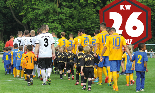 Erster Test von Eintracht Braunschweig im Konrad-Koch-Stadion. Foto: Frank Vollmer