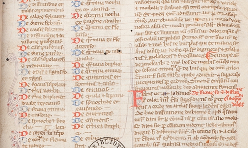Gilbertus Anglicus: Compendium medicinae, Frankreich, 13. Jahrhundert. Foto: HAB