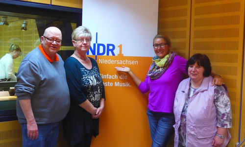 Thomas Hornig, Susanne Hornig, Kerstin Werner und Kerstin Weidmann. Foto: Sozialverband VdK/Ortsverband Wolfenbüttel 