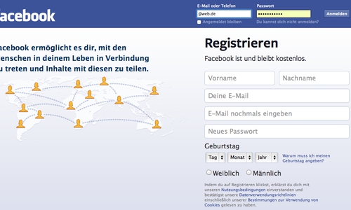 Schon beim Anmelden auf einer Kommunikationsplattformen sollte man genau prüfen, wozu man alles einwilligt. Screenshot: Archiv/Balder