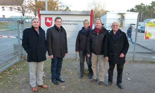 Herbert Theissen, Uwe Lagosky MdB, Kathrin Wendt, Thorsten Wendt und Johannes Wolframm. Nicht abgebildet: Rudolf Gordzielik, Christine Möricke-Abifade und Stefan Pankratowitz (v.l.). Foto: CDA