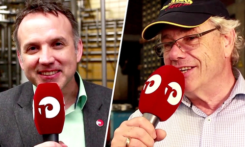 Traumberuf vieler Männer: Wolters-Chef Peter Lehna führt durch sein Hofbrauhaus. Videos: Nadine Munski-Scholz