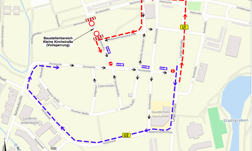 Verkehrsführung. Foto: Stadt Wolfenbüttel