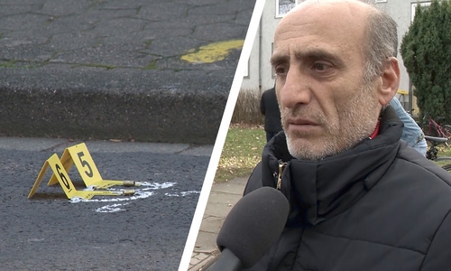 Ersthelfer Cimen Ehsan weiß wie es dem verletzten Mädchen geht. Fotos/Video: aktuell24(BM)/Werner Heise, Dieter Schneider