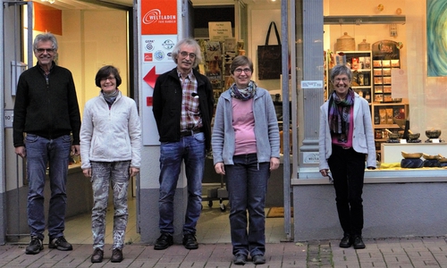 Neuer Vorstand: Matthias Knoche-Herwig, Beate Koch, Jürgen Koszewski, Renate Senftleben, Christiane Döring