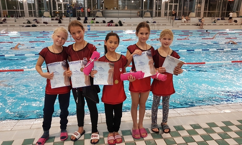 Von links: Jana, Mariella, Marissa, Isabella, Nele.