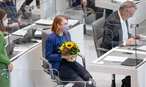 Die Grüne Imke Byl, Gifhorner Landtagsabgeordnete, sitzt nun als Schriftführerin im Landtagspräsidium.