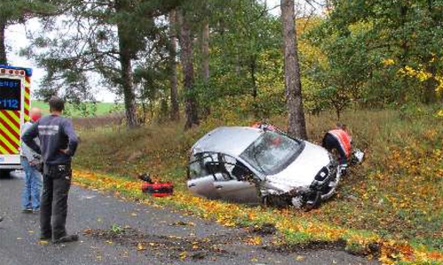 Die Unfallstelle.