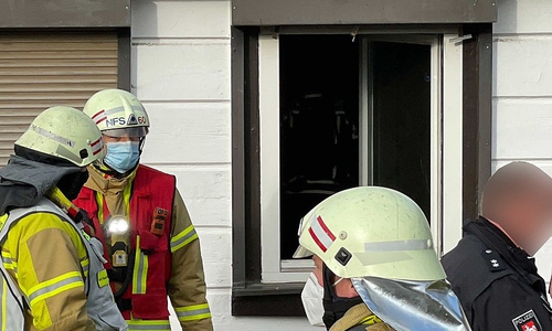 Von außen deutete nichts auf den Brandort hin. 