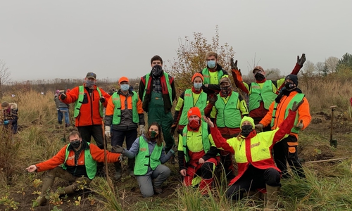 4.000 Bäume wurden gepflanzt.