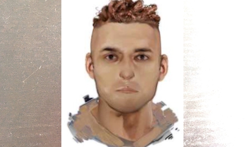 Der unbekannte Trickdieb. Phantombild.