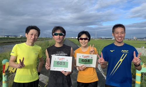 Die Teilnehmenden des Wolfsburg-Marathons aus Toyohashi.