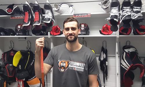 Julian Melchiori wird ein Grizzly.