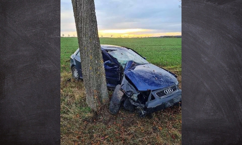 Der Audi war nicht mehr fahrbereit.