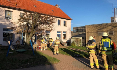 Einsatz im Kindergarten.