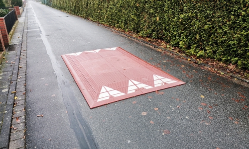 Das Berliner Kissen soll zur Verkehrsberuhigung beitragen.