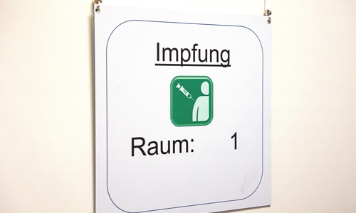 Die Impfzentren sind derzeit noch weitgehend leer. Symbolbild