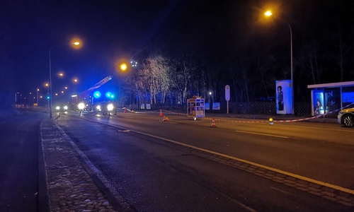 Der Tatort lag nahe der Bushaltestelle in der Straße Im Schleeke am Okeraner Ortseingang. 