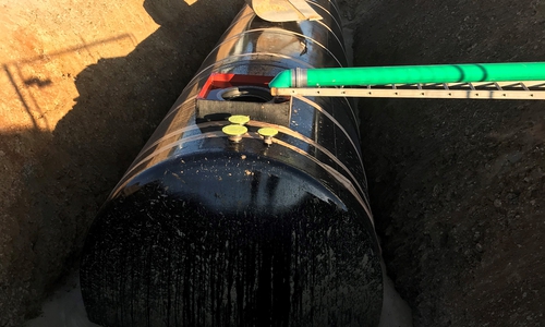 Die Zisterne im Baugebiet Liethberg IV fasst rund 100 Kubikmeter.